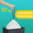 Heavy-Duty Drawstring Trash Bags - Plastic - White - 4-5.3 Gallon Capacity