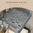 Utility Rolling Cart - 3-Tier - PP Plastic - Mobile & Space-Saving