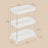 Utility Rolling Cart - 60L - PP Plastic - 3-Tier Storage