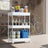 Utility Rolling Cart - 60L - PP Plastic - 3-Tier Storage