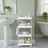 4-Tier Storage Trolley - 86L - Plastic - Rolling Cart