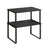 Set of 2 Cupboard Shelf Organisers - Metal - Ink Black - Expandable and Stackable