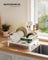 Dish Drying Rack for Kitchen Counter - Steel and Plastic - Cloud White
