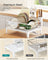 Dish Drying Rack for Kitchen Counter - Steel and Plastic - Cloud White