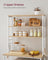 Kitchen Storage Rack - Wood and Steel - Oak - with 6 Shelves