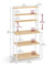 Kitchen Storage Rack - Wood and Steel - Oak - with 6 Shelves