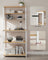 Kitchen Storage Rack - Wood and Steel - Oak - with 6 Shelves