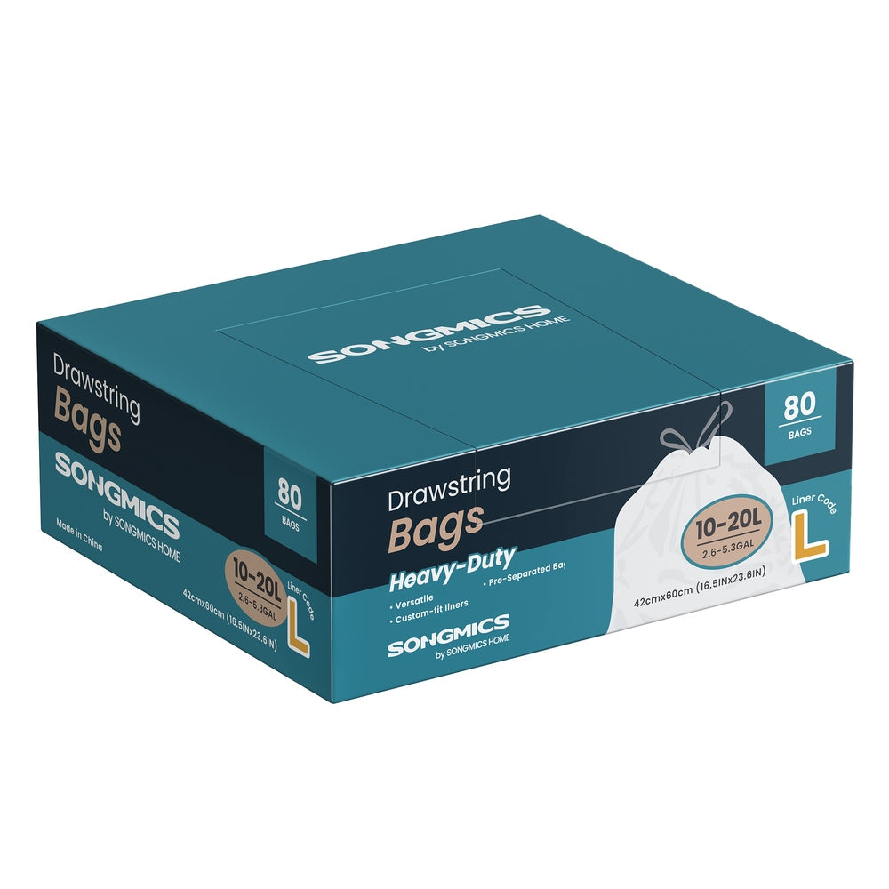 Bin Bags Rubbish Bags - MDPE Plastic - Cream White