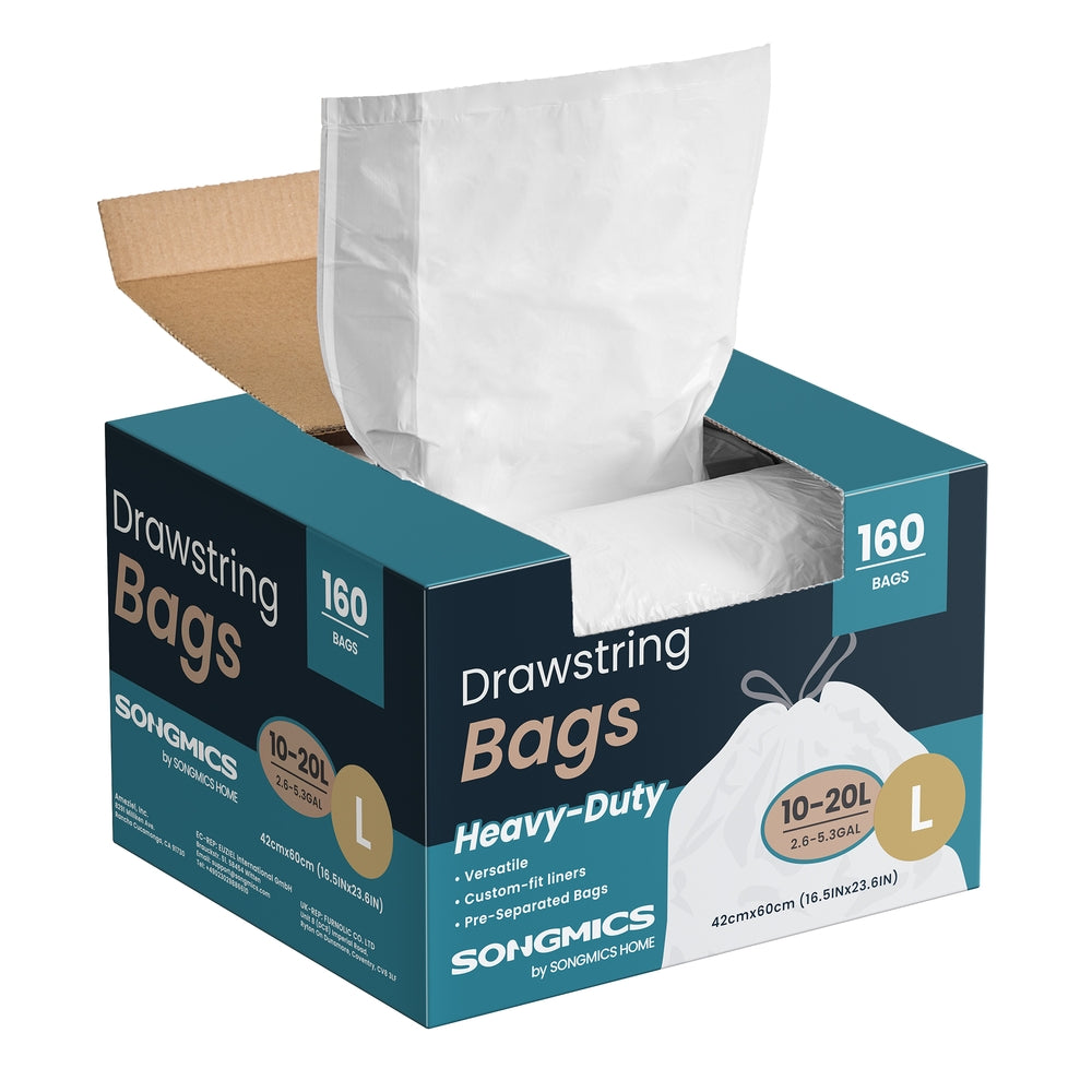Bin Bags Rubbish Bags - MDPE Plastic - Cream White