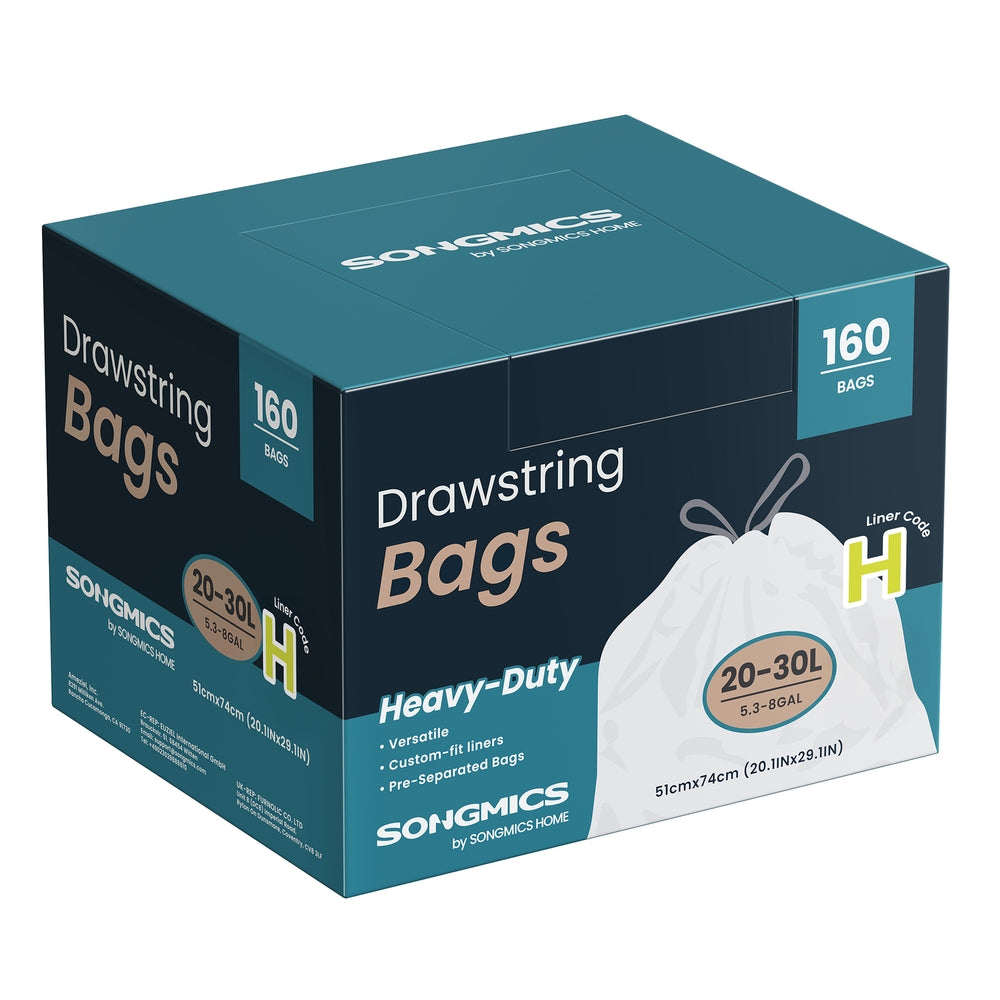Bin Bags Rubbish Bags - MDPE Plastic - Cream White