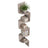 5-Tier Floating Corner Shelf - Particleboard - Zigzag Design