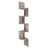 5-Tier Floating Corner Shelf - Particleboard - Zigzag Design