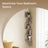 5-Tier Floating Corner Shelf - Particleboard - Zigzag Design