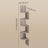 5-Tier Floating Corner Shelf - Particleboard - Zigzag Design