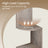 5-Tier Floating Corner Shelf - Particleboard - Zigzag Design