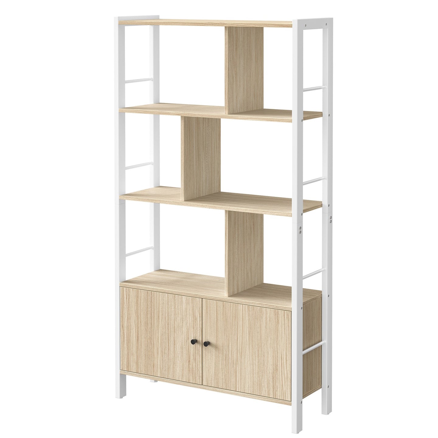 Storage Shelf - Wood and Steel - Natural