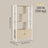 Storage Shelf - Wood and Steel - Natural