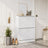 Shoe Cabinet - 60L - Chipboard with Melamine Veneer - 2 Flip Doors