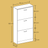 Shoe Cabinet - 60L - Particleboard - 3-Tier Storage