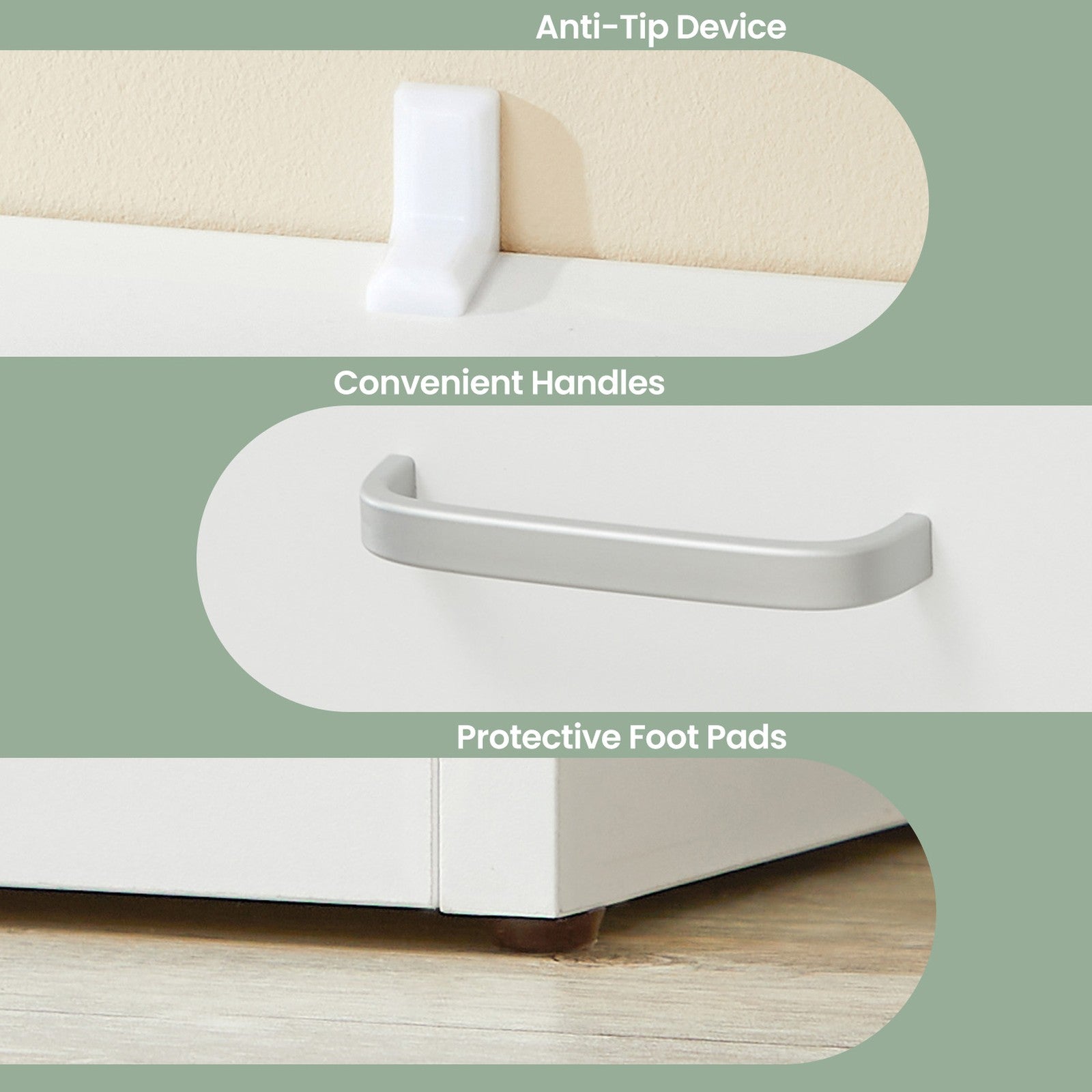 Shoe Cabinet - 3-Tier - Particleboard - Flip Doors