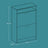 Shoe Cabinet - Melamine Veneer - Rustic Brown - Slim Design with Open Shelf and Two Flaps