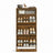 Shoe Cabinet - Wood - Brown - 3 Flip Doors