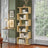 6-Tier Bookshelf - Wood - White - Freestanding Room Divider