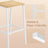 Set of 2 Counter Chairs - Metal - Versatile for Kitchen and Living Room