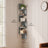 5-Tier Floating Corner Shelf - Wood - Dove Gray - Versatile Storage for Bedroom