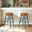 Bar Stools Set of 2 - 63 cm - Synthetic Leather