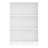 Bookshelf - Particleboard - White - with 3 Shelves