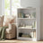 Bookshelf - Particleboard - White - with 3 Shelves