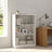 Bookshelf - Particleboard - White - with 3 Shelves