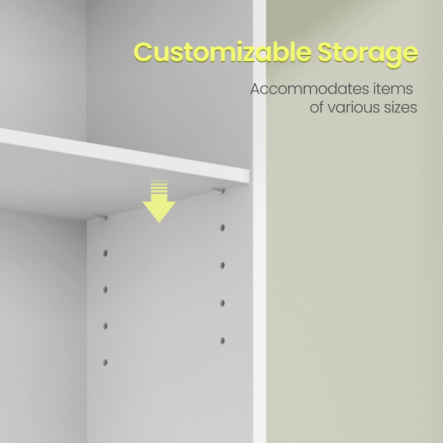 Bookshelf - Particleboard - White - with 3 Shelves
