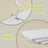 Bookshelf - Particleboard - White - with 3 Shelves