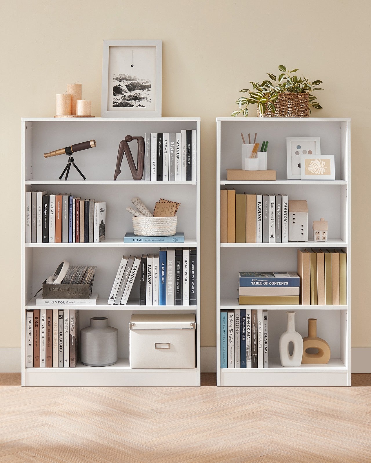 Children's Storage Shelf - Wood - White
