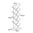 Bookshelf - Wood - Rustic Brown - 9-Tier Corner Design for Books