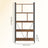 Bookshelf - 5 Tier - Steel - Open Compartments