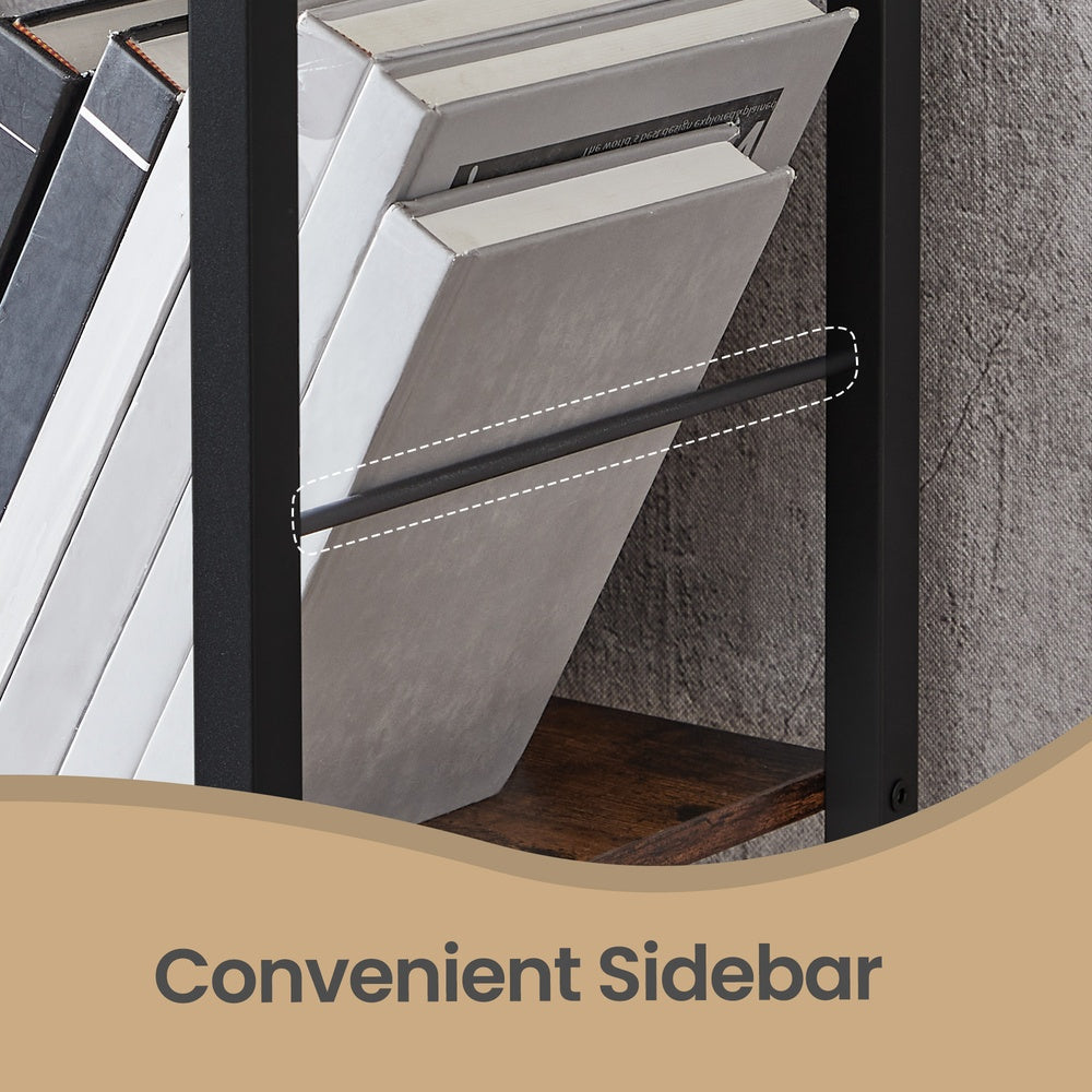 Bookshelf - 5 Tier - Steel - Open Compartments