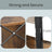 5-Tier Bookshelf - Engineered Wood - Rustic Brown - Floor Standing Design for Home Office
