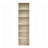 Bookshelf - Particleboard - Beige - with 6 Tiers