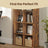10-Cube Shelving Unit - Engineered Wood - Rustic Brown - Multifunctional Room Divider