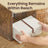 10-Cube Shelving Unit - Engineered Wood - Rustic Brown - Multifunctional Room Divider