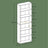 Bookshelf - Wood - Natural Finish - 6 Adjustable Shelves for Home Office and Children's Storage
