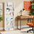 Bookshelf - Wood - Natural Finish - 6 Adjustable Shelves for Home Office and Children's Storage