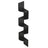 5-Tier Floating Corner Shelf - 20L - Particleboard - Zigzag Design