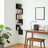 5-Tier Floating Corner Shelf - 20L - Particleboard - Zigzag Design