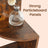5-Tier Floating Corner Shelf - 50L - Particleboard - Zigzag Design