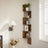 5-Tier Floating Corner Shelf - 50L - Particleboard - Zigzag Design