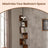 5-Tier Floating Corner Shelf - 50L - Particleboard - Zigzag Design